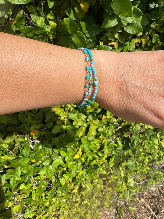 Turquoise Multi Layer Bracelet