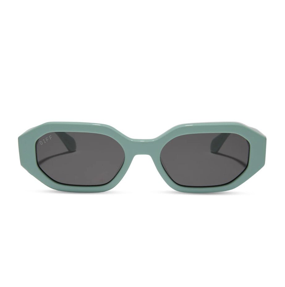 Allegra Sunglasses - Steel Teal + Grey Polarized