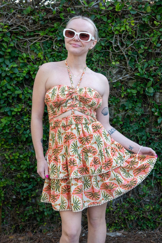 Belize Braided Mini Dress - Palm Beach Palm