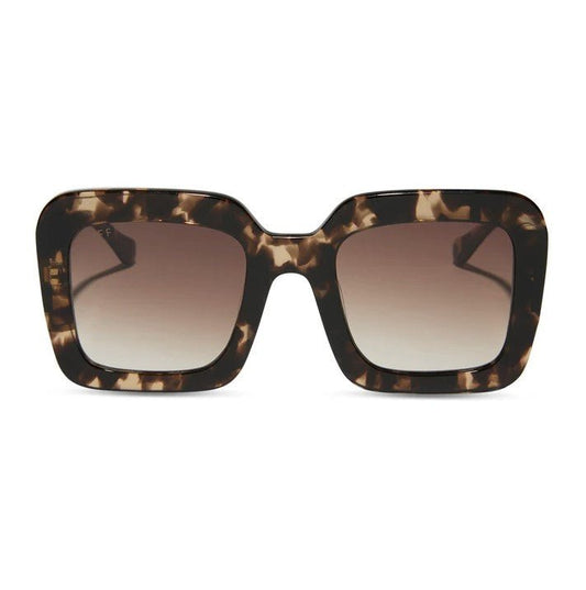 Charise Sunglasses - Espresso Tortoise + Brown Gradient