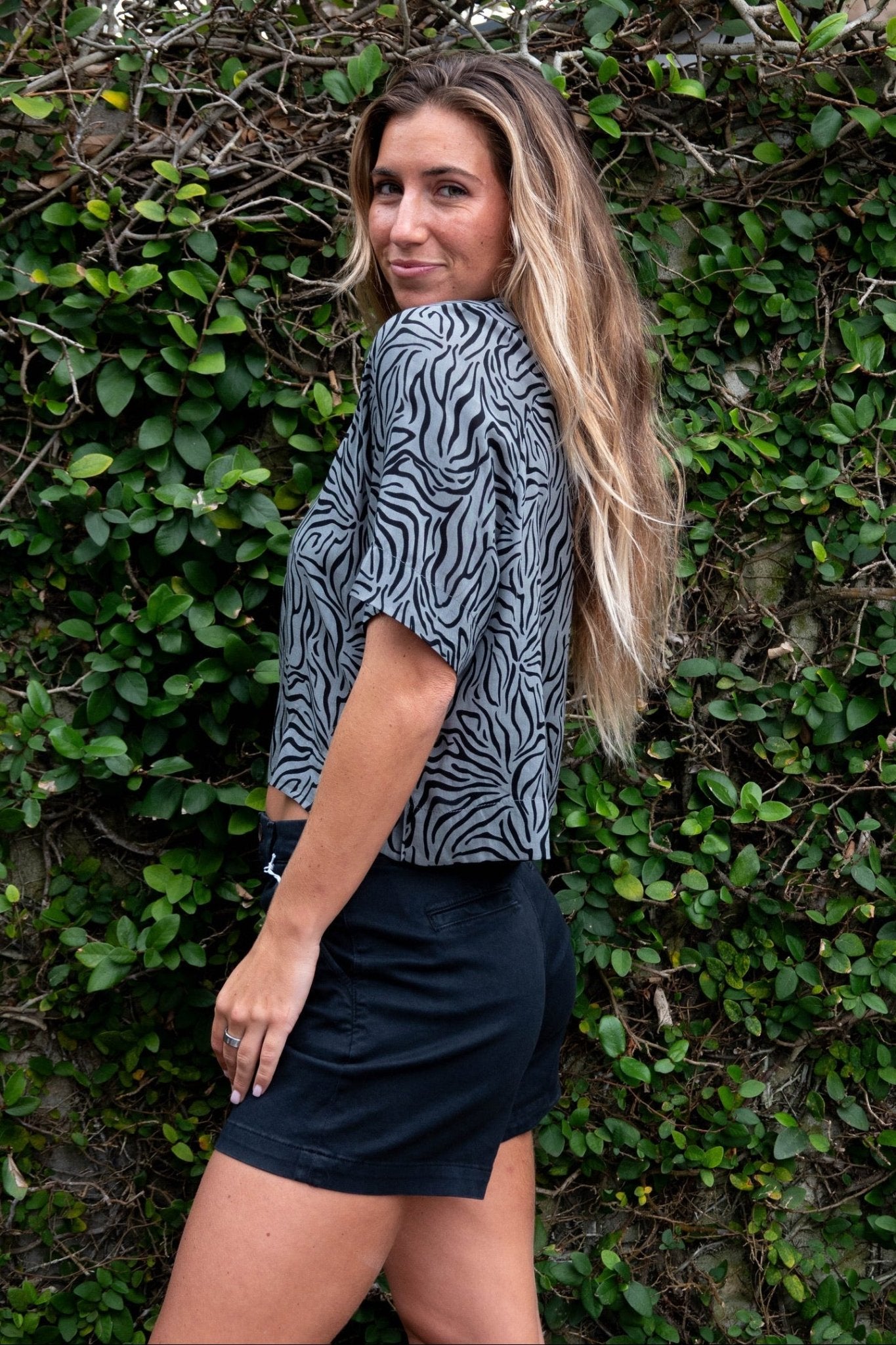 Coralie Top - Raye Grey
