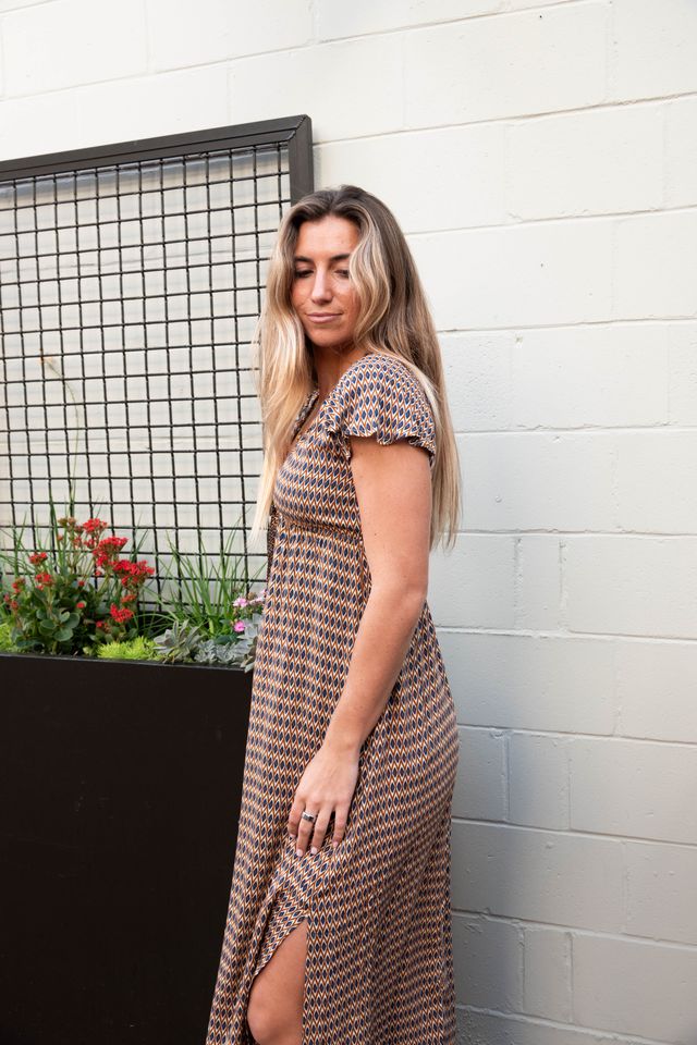 Lailani Maxi Dress - Kiva Blue