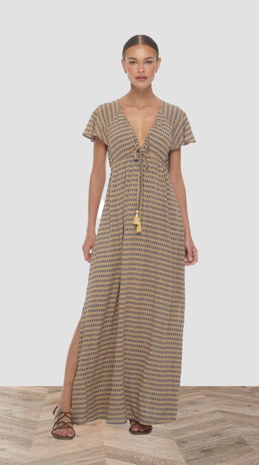 Lailani Maxi Dress - Kiva Blue