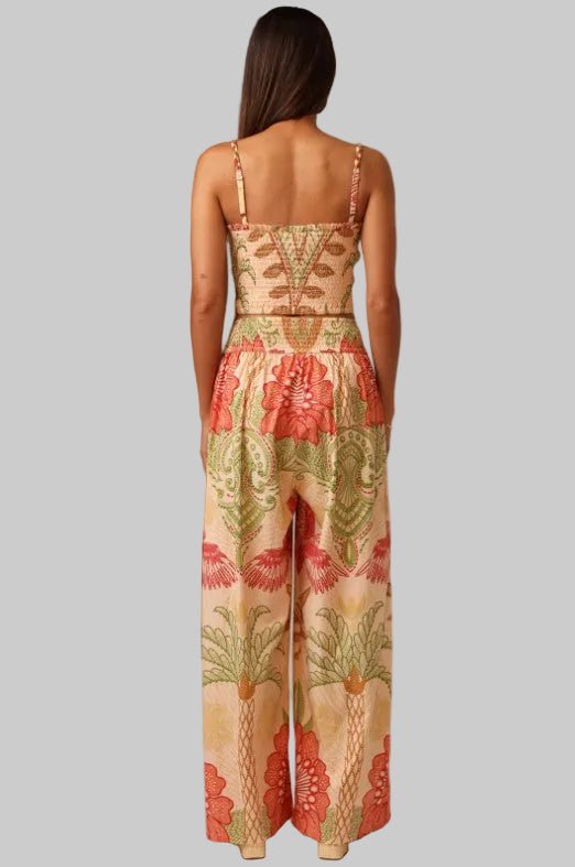 San Jose Pant - Stitchwork Hibiscus