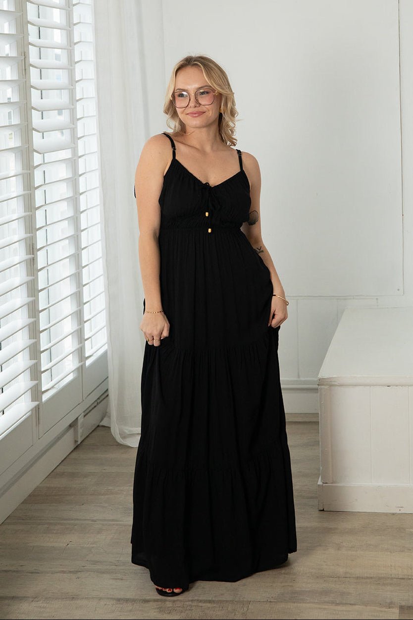 Zana Maxi Dress - Black