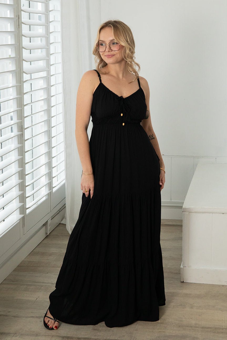 Zana Maxi Dress - Black