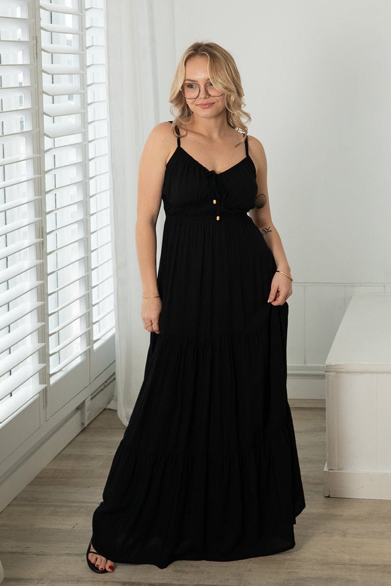 Zana Maxi Dress - Black